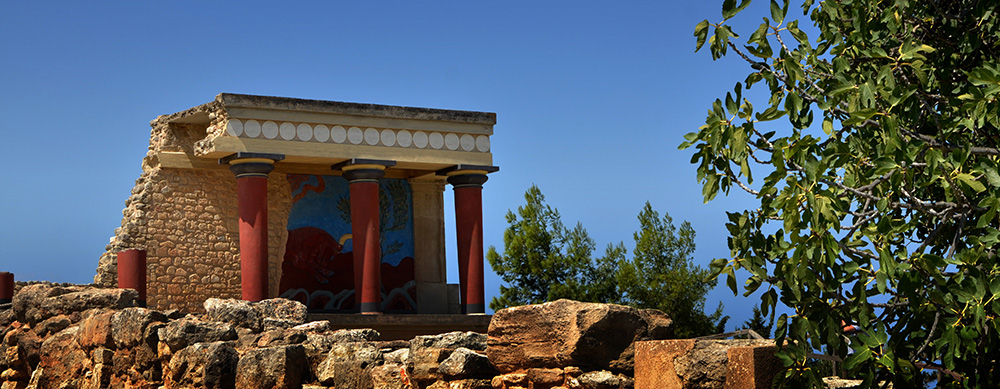 Knossos Palace and Cretan Landscapes