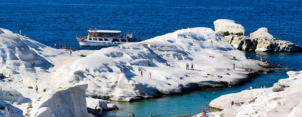 Nostalgic Milos Cruise: Land and Sea